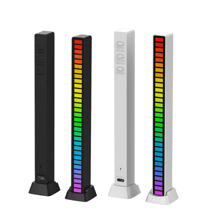 Mini Barra de Led RGB Ativado por Ruído Música